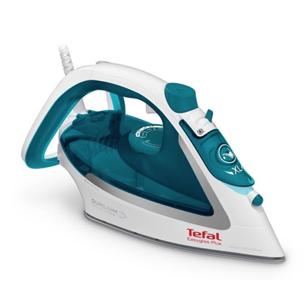 TEFAL FV5718 Steam iron, 2500 W, Water tank capacity 270 ml, Continuous steam 45 g/min, Steam boost performance 195 g/min, Blue/ white Gludeklis