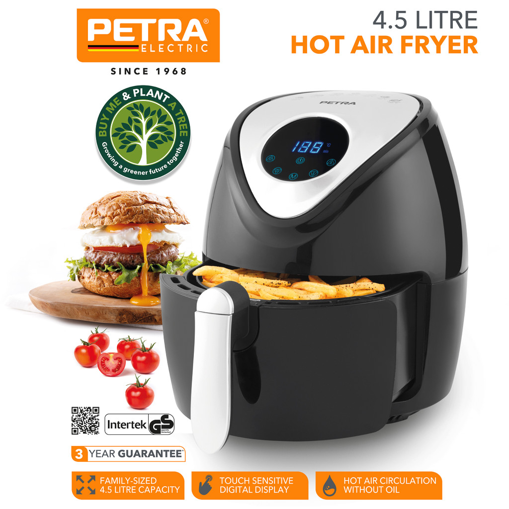 Petra PT4221VDEEU7 Hot Air Fryer 4.5L 5054061474077 ritēšanas iekārta