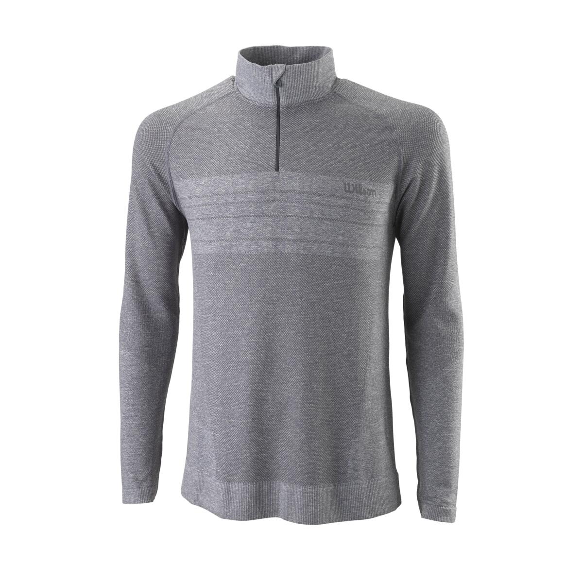 M SEAMLESS 1/4 ZIP TURBULENCE