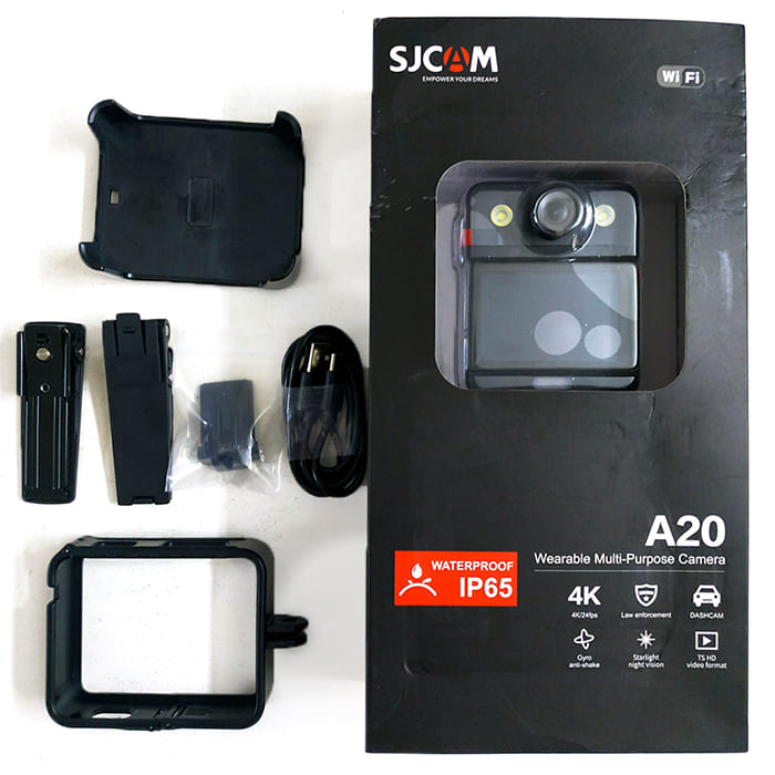 SJCAM A20 Bodycam Array Video Kameras