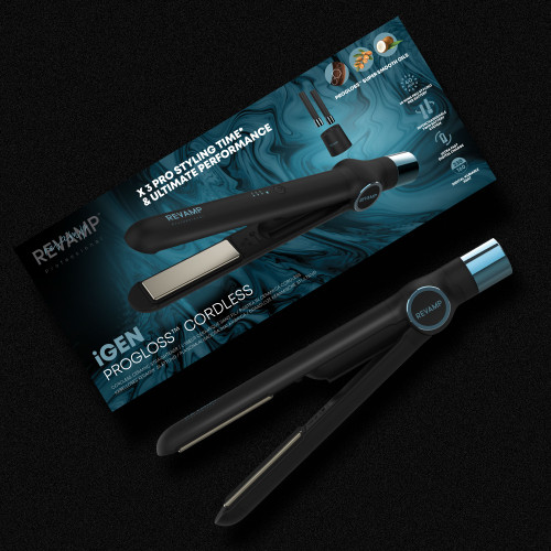 Revamp ST-2750-EU2 iGEN Progloss Cordless Ceramic Straightener 5010777157918 Matu taisnotājs