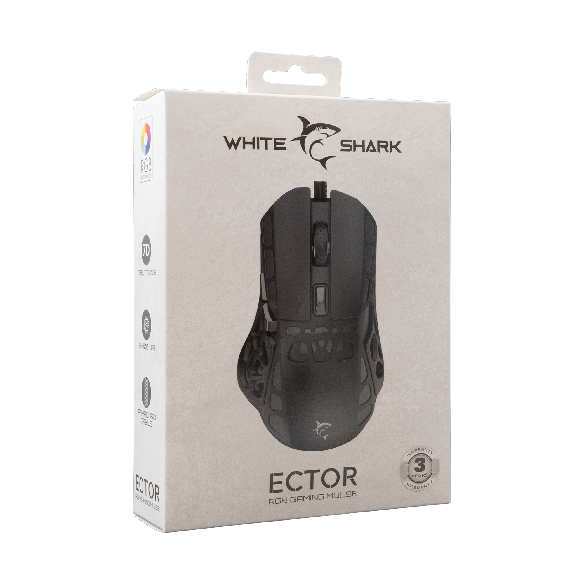 White Shark GM-5016 Ector Black 3858894504404 Datora pele