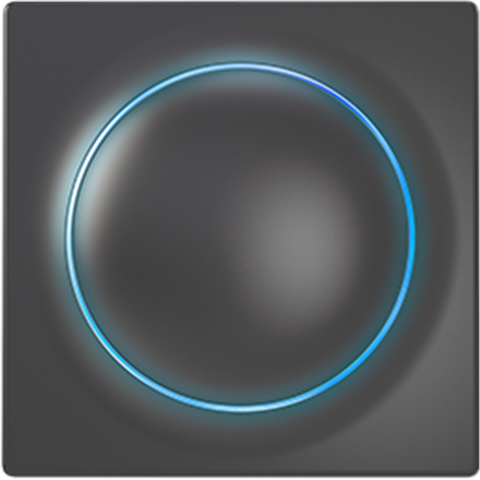 FIBARO Walli Dimmer, Black, Z-Wave EU | Fibaro | Walli Dimmer | FGWDEU-111-8 | Black