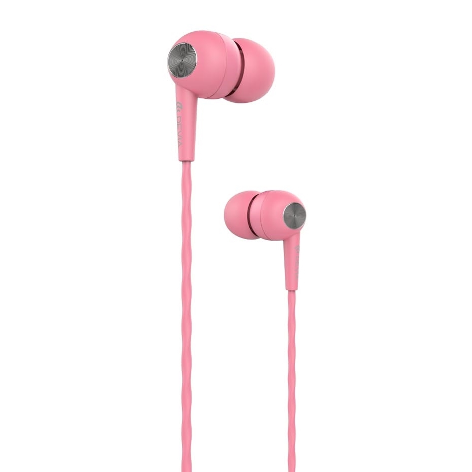 Devia Kintone Headset V2 (3.5mm) Pink 6938595325588 austiņas