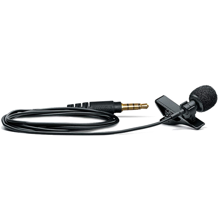 Shure MVL-3,5mm Lavalier microphone for Smartphone Tablet Mikrofons