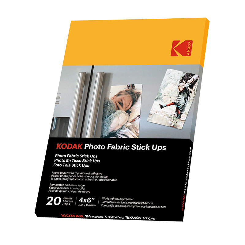 Kodak Photo Fabric Stick Ups 20 Sheets 6926798910595 foto papīrs