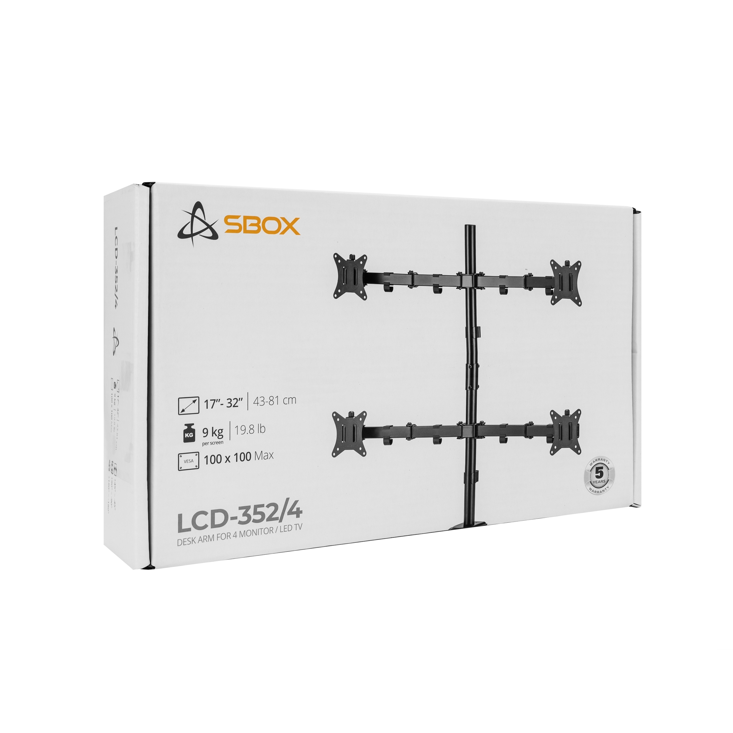 Sbox LCD-352/4-2 (13-32/4x8kg/100x100) 3858894503926