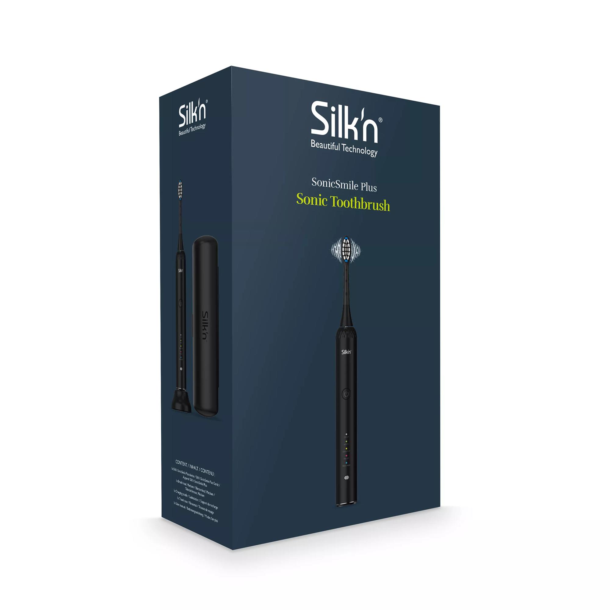 Silkn SSP1PE1Z001 SonicSmile Plus black 8712856069965 mutes higiēnai