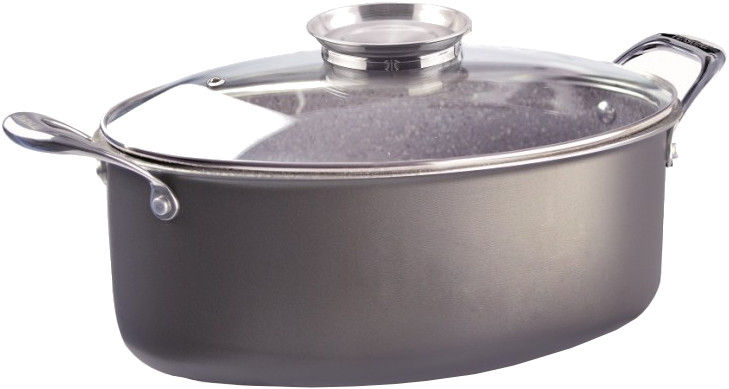 Pensofal Invictum Professional Oval Saucepan 32cm (2 handles w/glass) 5521 8020173055210 Pannas un katli