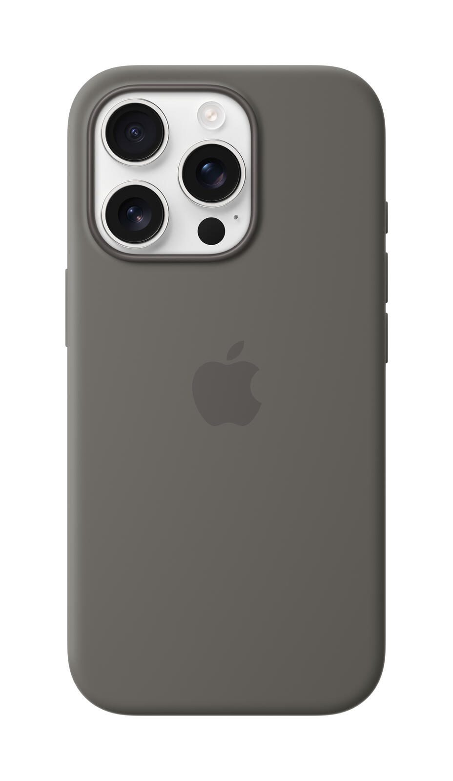 Apple iPhone16 Pro Silicone Case with MagSafe stone gray maciņš, apvalks mobilajam telefonam