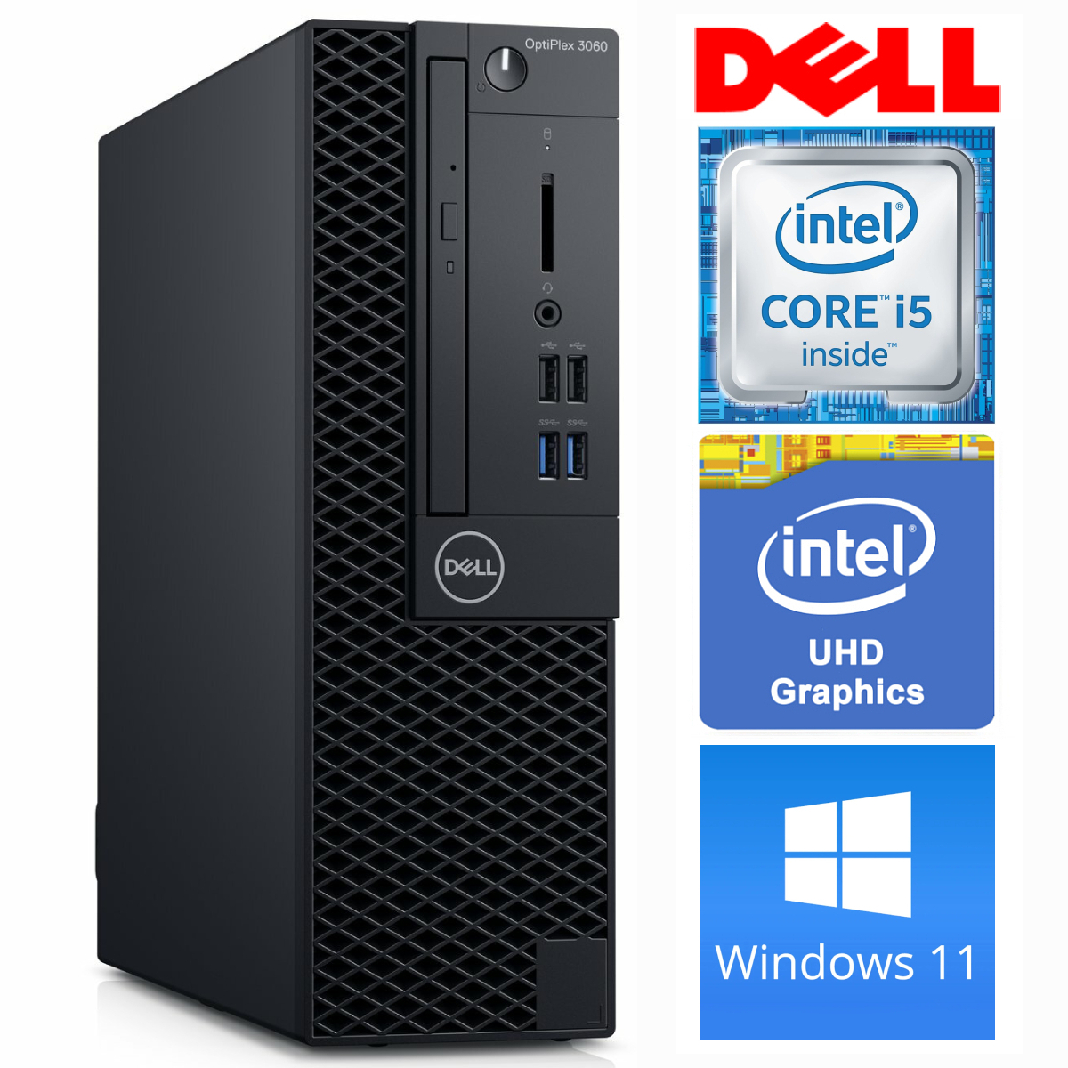 DELL 3060 SFF i5-8500 8GB 512SSD M.2 NVME DVD WIN11Pro RW33560 (EAN411533560)