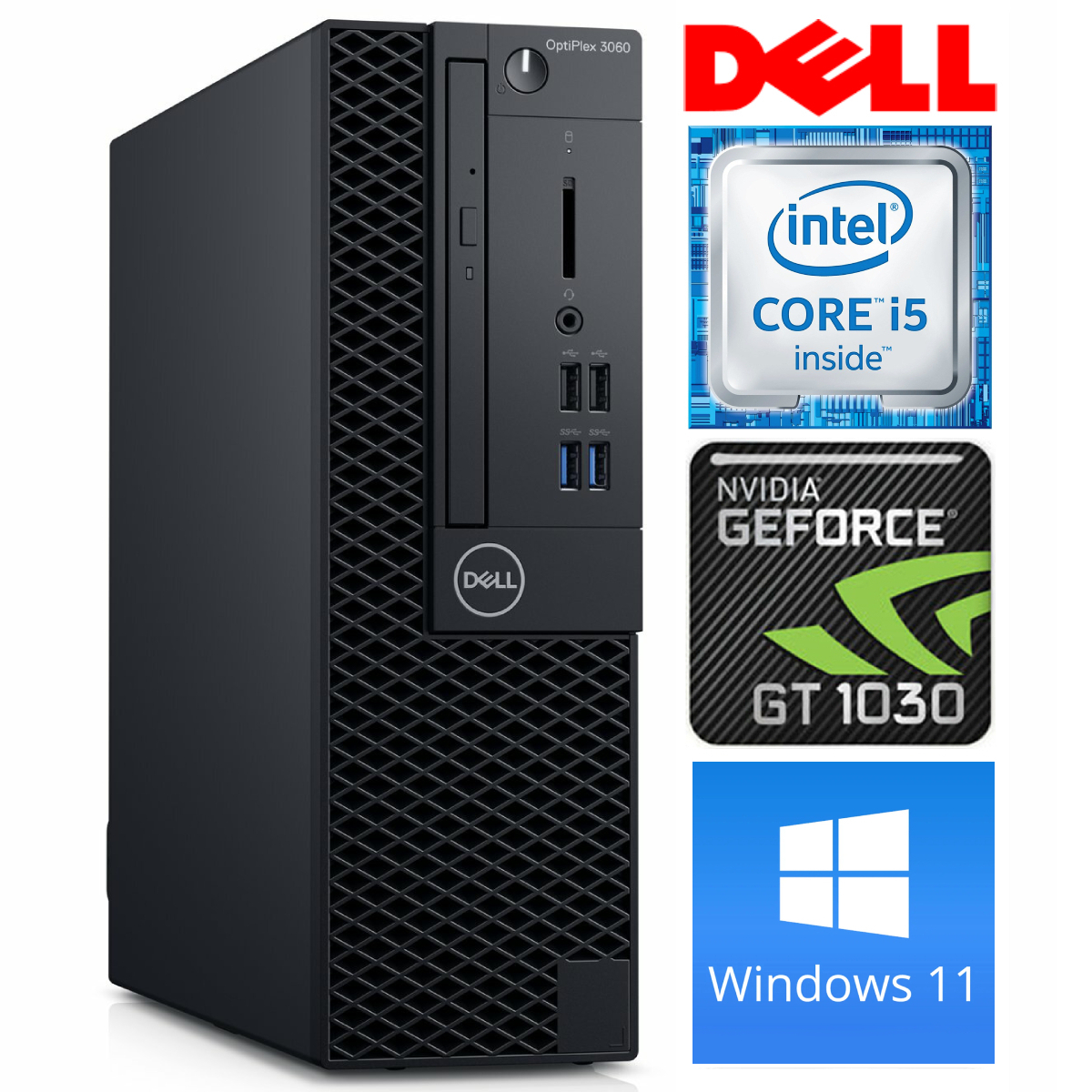 DELL 3060 SFF i5-8500 8GB 1TB GT1030 2GB DVD WIN11Pro RW33594 (EAN411533594)