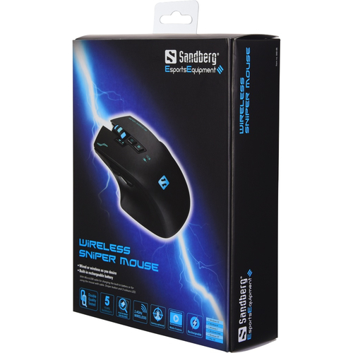 Sandberg Wireless Sniper Mouse Datora pele