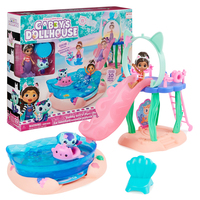 Figures set Gabbys Dollhouse Fun at the pool bērnu rotaļlieta