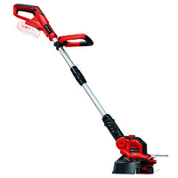 Einhell GE-CT 18/28 Li-Solo. Typ: Rasentrimmer, Schnittdurchmesser (max.): 28 cm, Griffart: D-Schlaufengriff. Energiequelle: Akku, Batteries