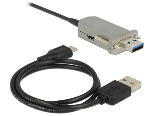 USB3.0 Verl. Delock A -> A St/Bu 50.00m optiskās Kabel USB kabelis