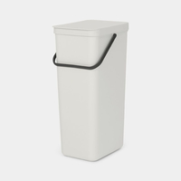 Brabantia Sort & Go Waste Bin Light Grey 40 L atkritumu tvertne