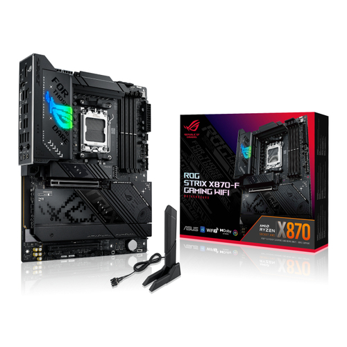 ASUS ROG STRIX X870-F GAMING WIFI AMD X870 Socket AM5 ATX pamatplate, mātesplate