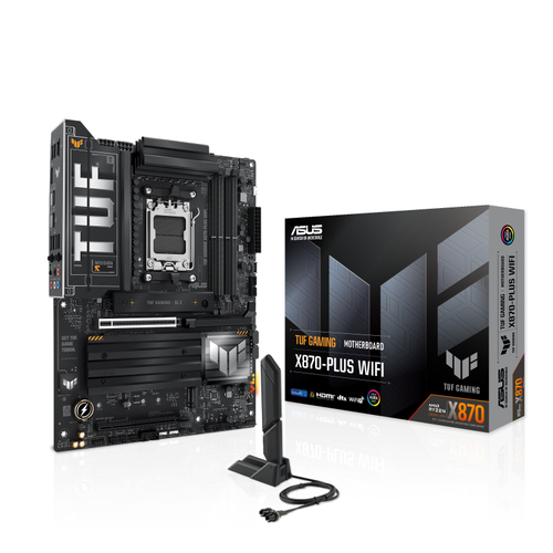 ASUS TUF GAMING X870-PLUS WIFI AMD X870 Socket AM5 ATX pamatplate, mātesplate