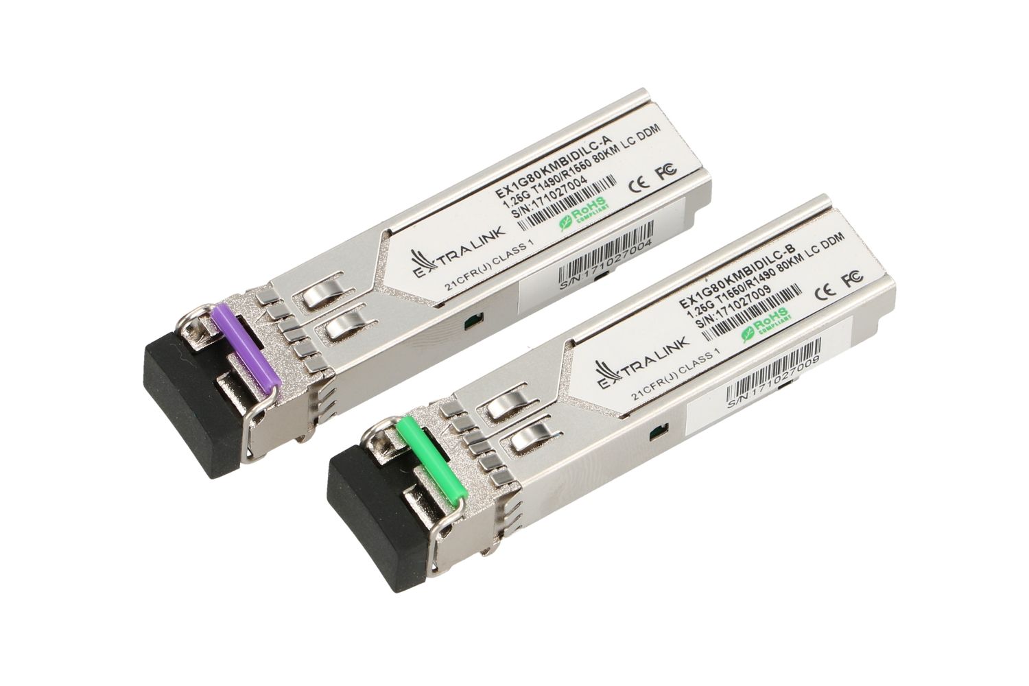 EXTRALINK SFP 1.25G WDM 1490/1550nm SM datortīklu aksesuārs