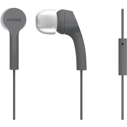 Koss Headphones KEB9iGRY Wired, In-ear, Microphone, Gray austiņas
