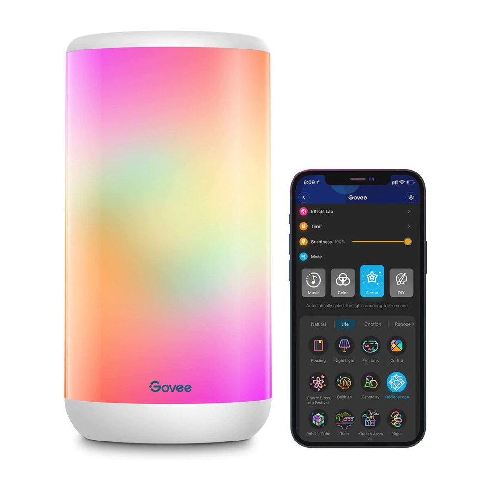 Govee Aura Smart table lamp White Wi-Fi spēļu aksesuārs