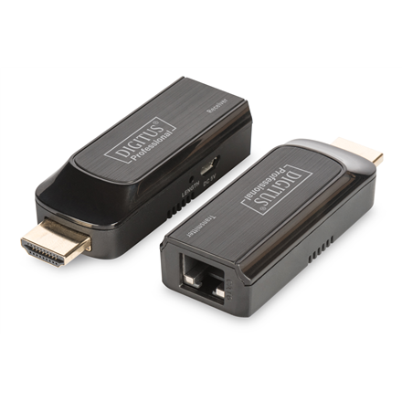 Extender HDMI do 50m Cat.6/7, 1080p 60Hz FHD, HDCP 1.2, z audio (set) adapteris