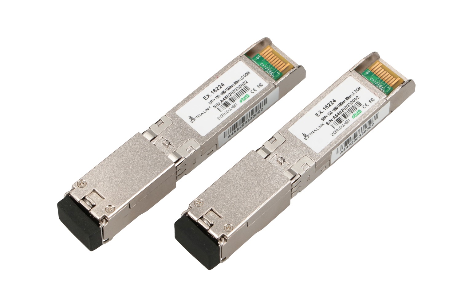 EXTRALINK SFP+ WDM 1490/1550nm 80km LC datortīklu aksesuārs