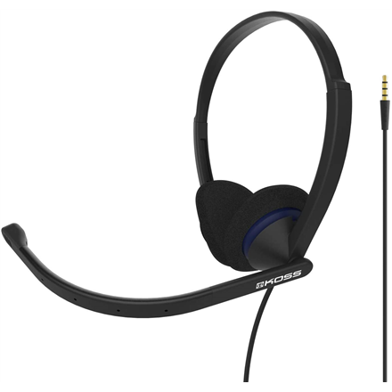Koss Communication Headsets CS200i On-Ear, Microphone, Noice canceling, 3.5 mm, Black austiņas