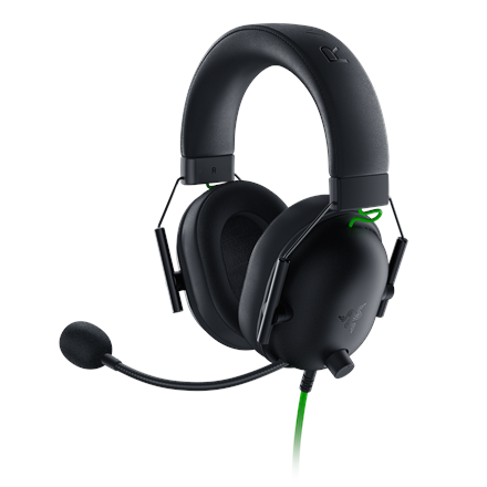 Razer Esports Headset BlackShark V2 X Wired, Over-ear, Microphone, Black, 3.5 mm, Noice canceling, Black Mikrofons