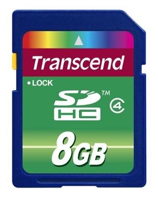 TRANSCEND 8GB SDHC Card Class 4 atmiņas karte