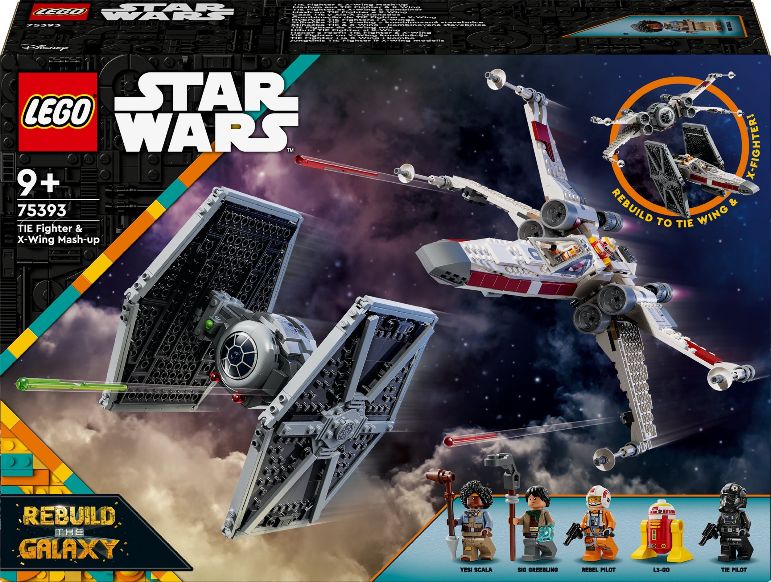 Lego Star Wars TIE Fighter & X-wing Mash-up LEGO konstruktors