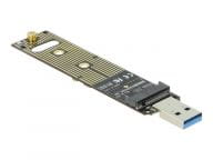 Delock - storage controller - M.2 NVMe Card - USB 3.1 (Gen 2) adapteris