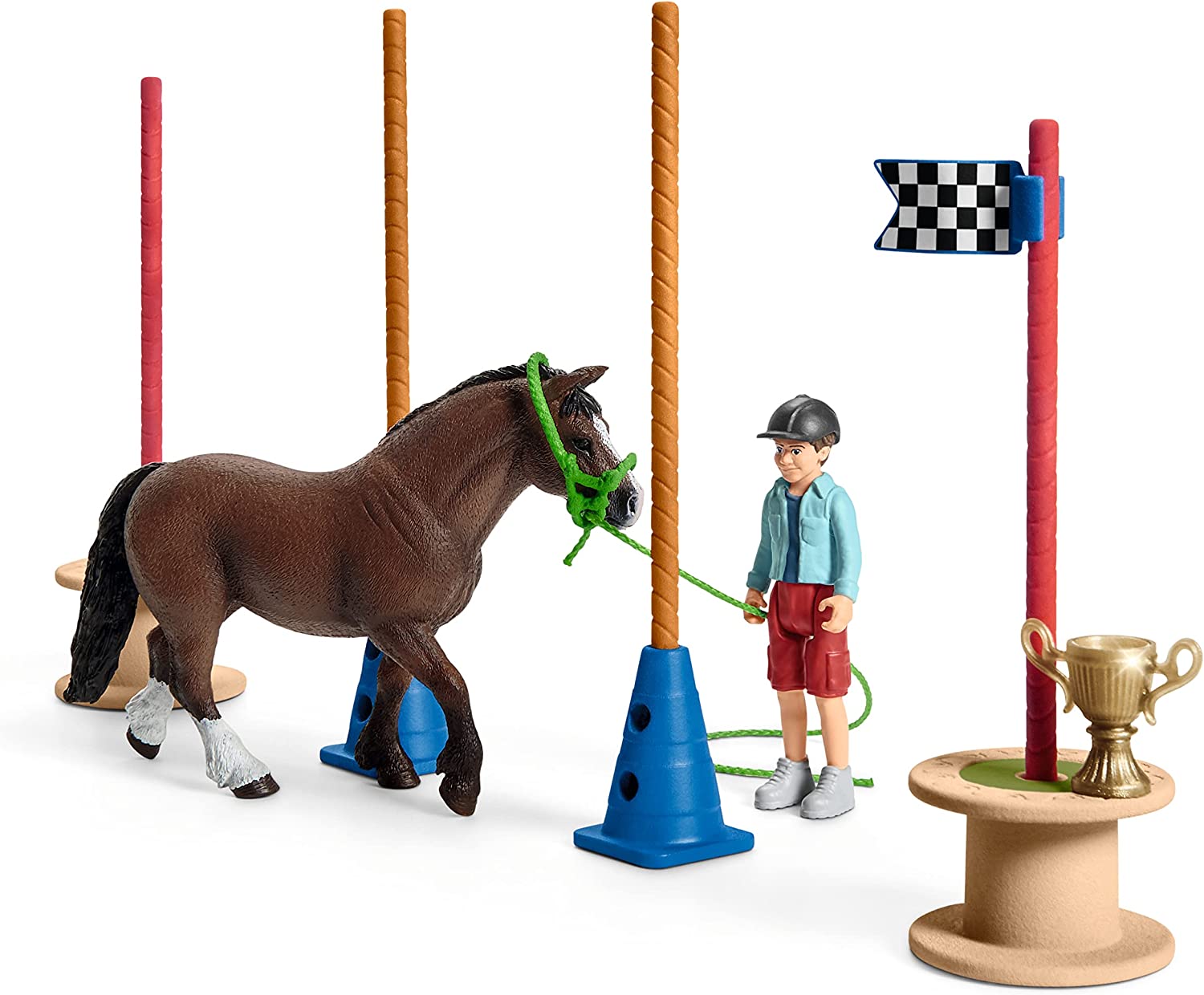 Schleich Farm World        42482 Pony Agility Race bērnu rotaļlieta