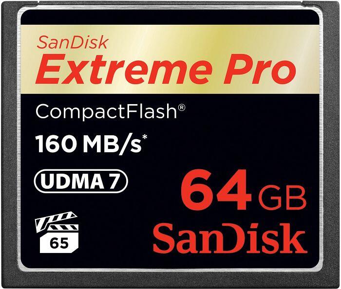 SanDisk Extreme CF 64GB atmiņas karte