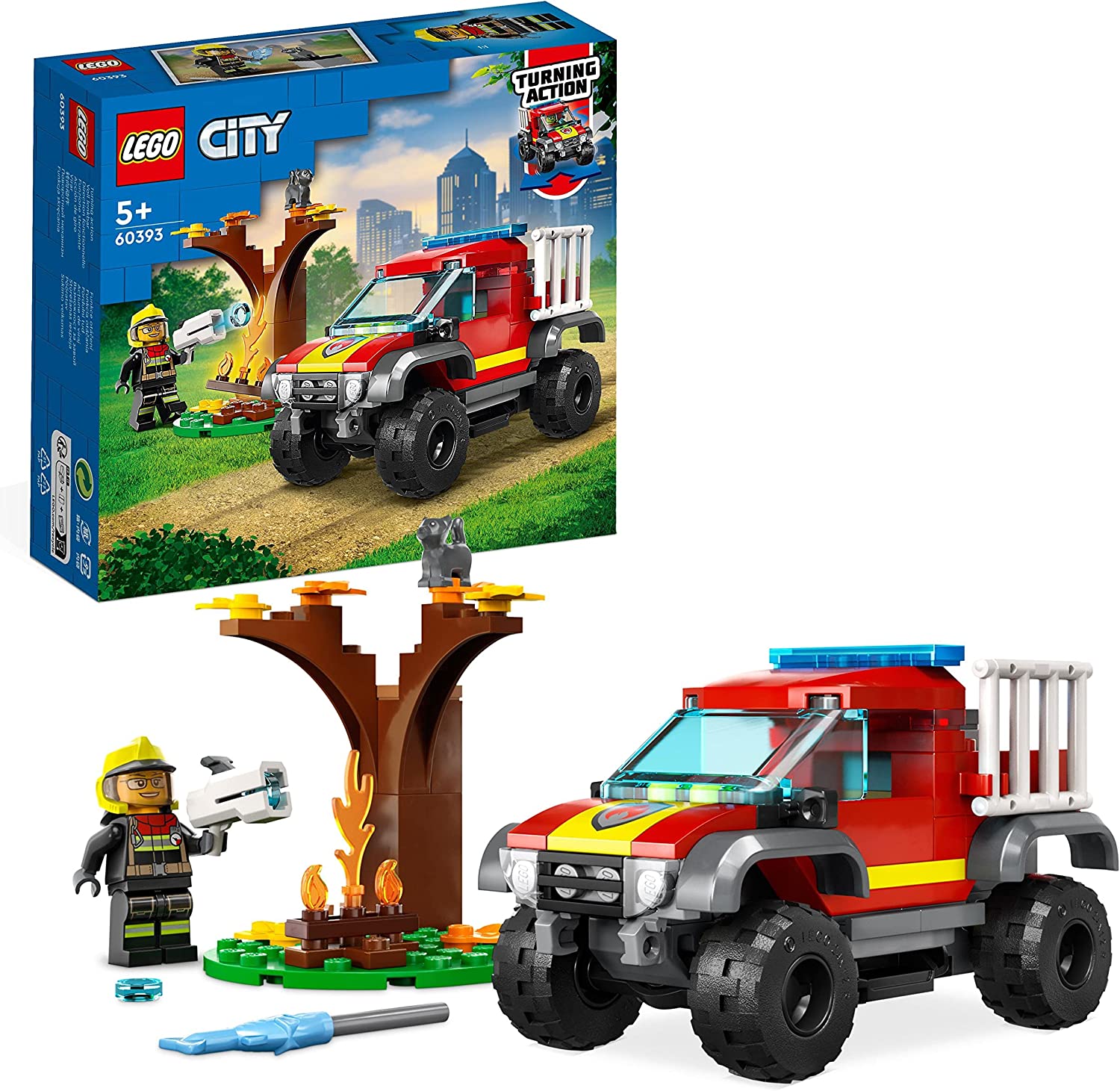 LEGO City 4x4 Fire Truck Rescue (60393) LEGO konstruktors