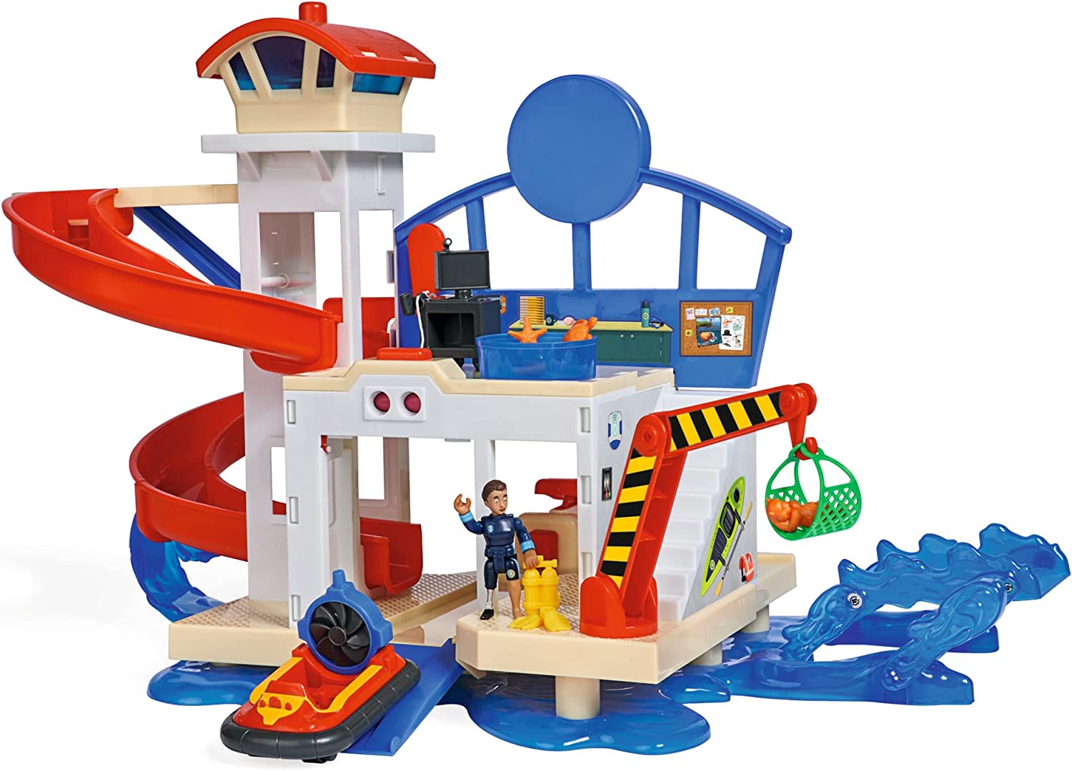 Simba Fireman Sam new water station play building 109252518 (4006592080884) bērnu rotaļlieta