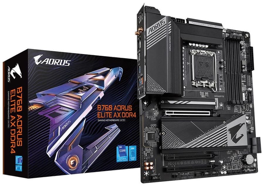 Gigabyte B760 A ELITE AX DDR4 pamatplate, mātesplate