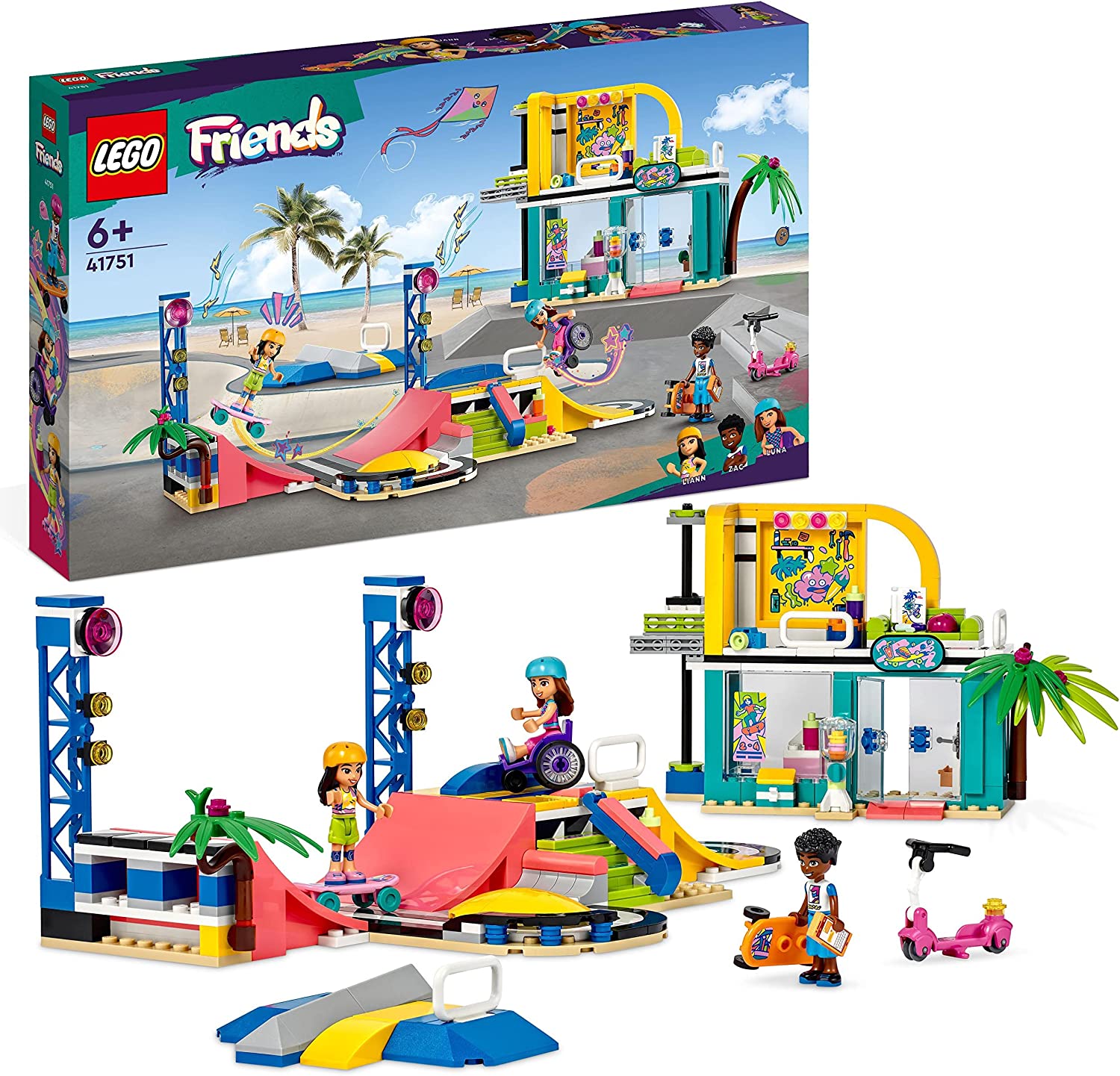 LEGO 41751 Friends Skate Park Construction Toy 41751 (5702017415338) bērnu rotaļlieta