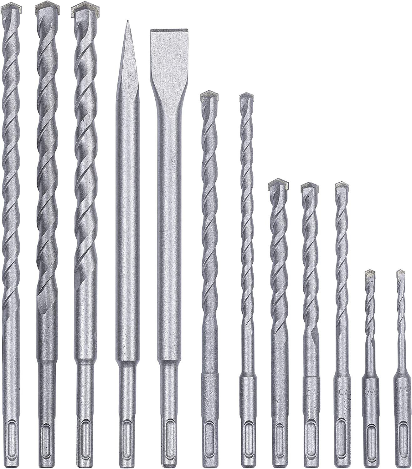 Einhell SDS Plus chisel drill set, 12 pieces (case) 49240295 (4009312402959)