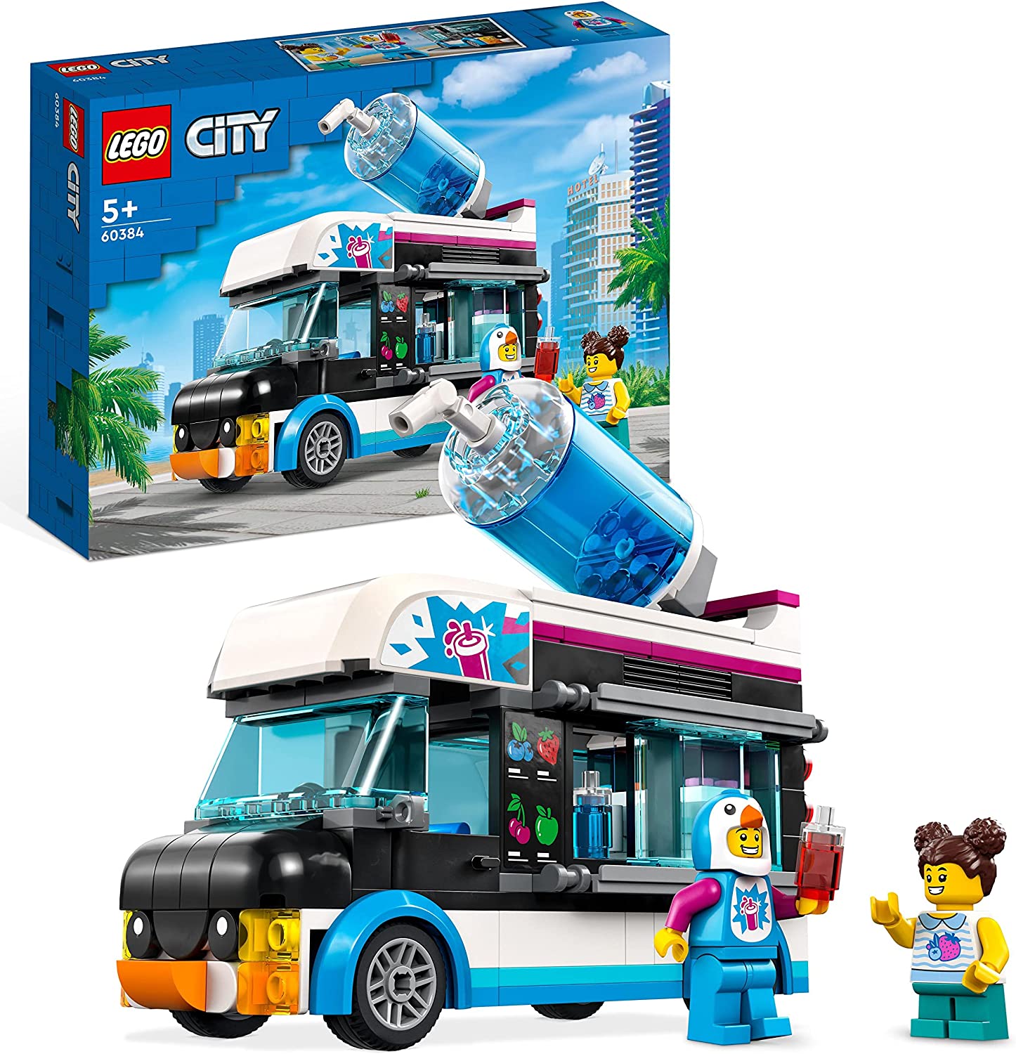 LEGO CITY 60384 PENGUIN SLUSHY VAN LEGO konstruktors