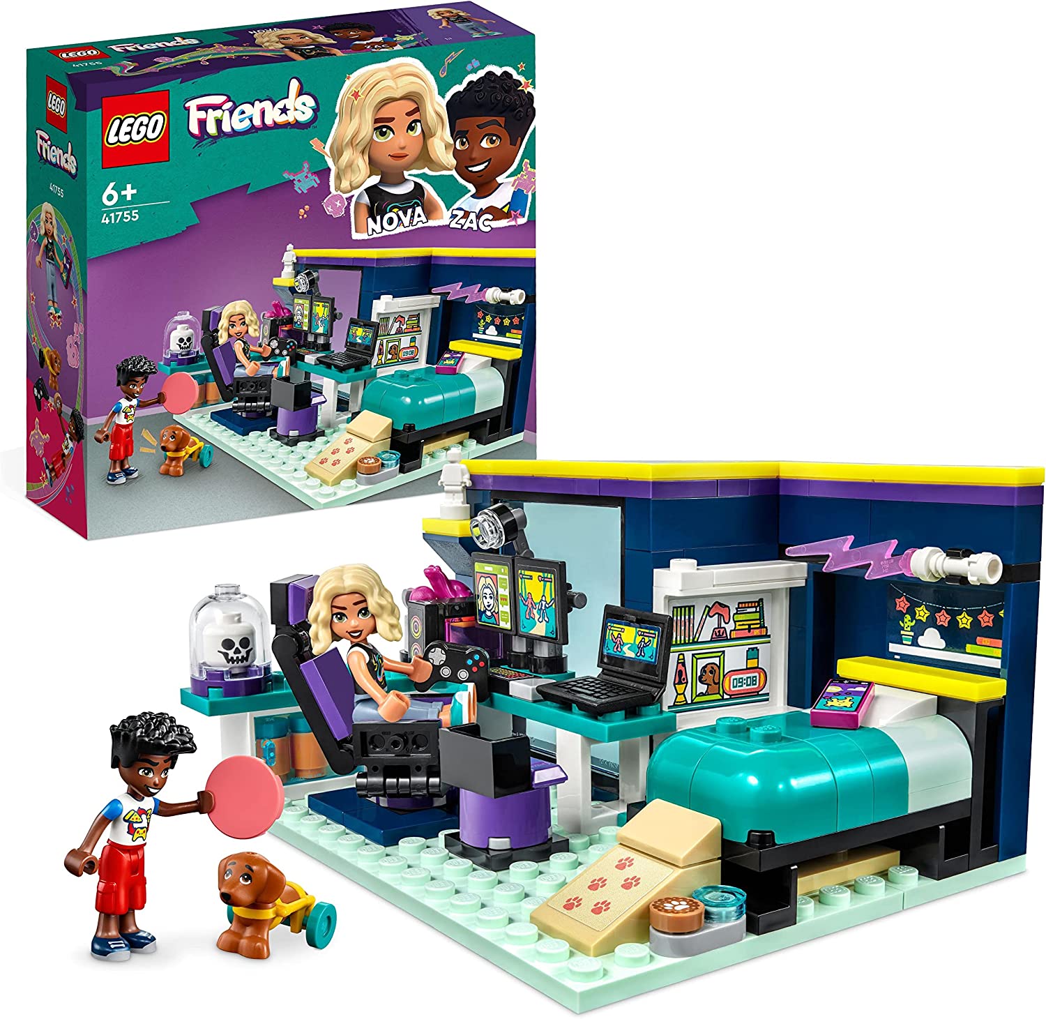 LEGO 41755 Friends Novas Room Construction Toy 41755 (5702017415376) bērnu rotaļlieta