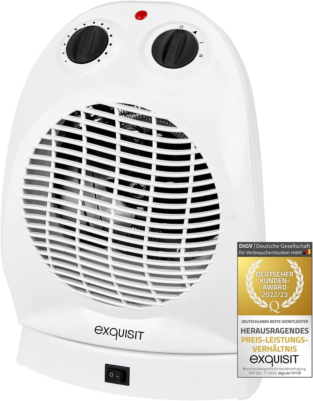 Exquisit HL 32027, fan heater (white) Klimata iekārta