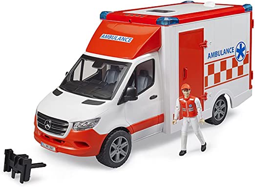 Mercedes-Benz Sprinter Ambulance with figurine and module Rotaļu auto un modeļi