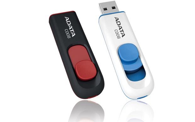 ADATA 8GB USB Stick C008 Slider USB 2.0 USB Flash atmiņa