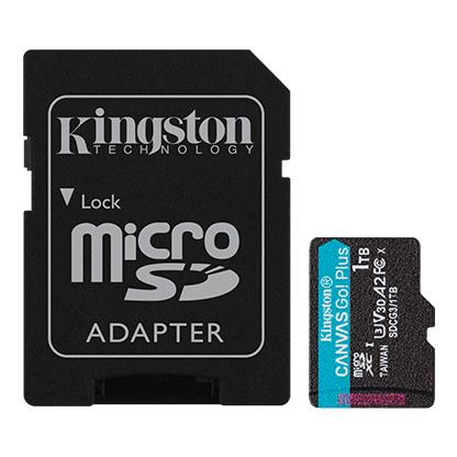 KINGSTON 1TB microSDXC Canvas Go Plus USB Flash atmiņa