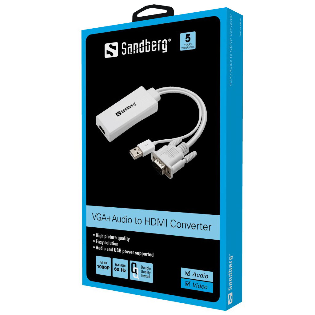 Sandberg VGA to HDMI Converter