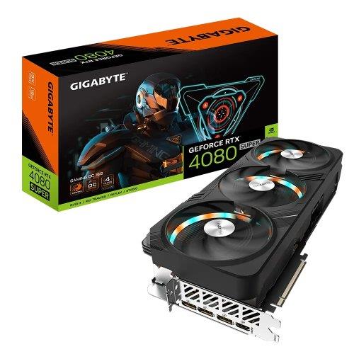 Graphics Card|GIGABYTE|NVIDIA GeForce RTX 4080 SUPER|16 GB|GDDR6X|256 bit|PCIE 4.0 16x|GPU 2595 MHz|Triple slot Fansink|1xHDMI|3xDisplayPort video karte