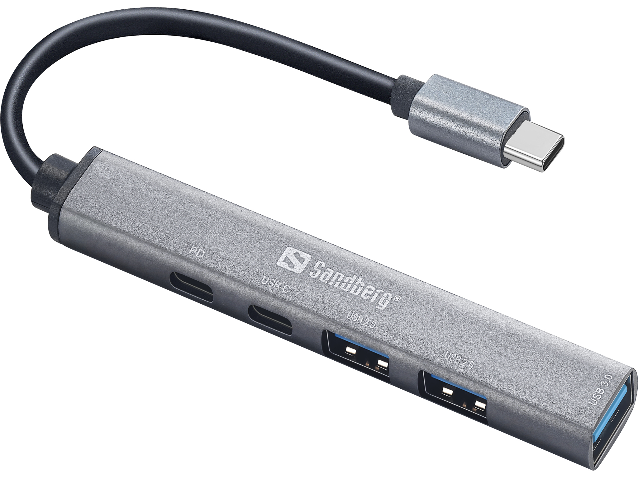 Sandberg 336-50 USB-C to 3xUSB-A+2xUSB-C Saver 5705730336508 USB centrmezgli