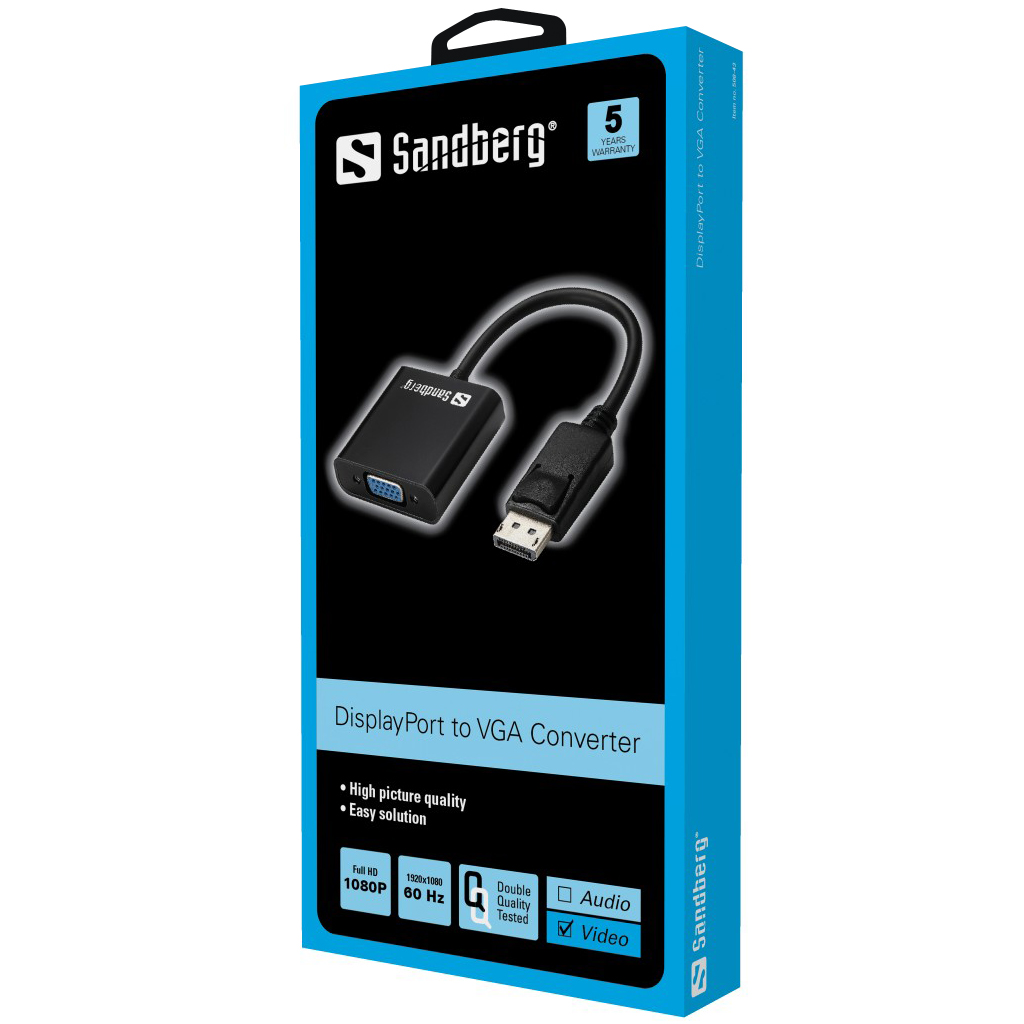 Sandberg Adapter DisplayPort>VGA karte